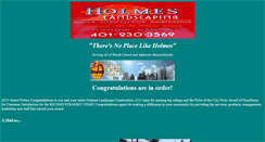 Desktop Screenshot of holmeslandscaping.com